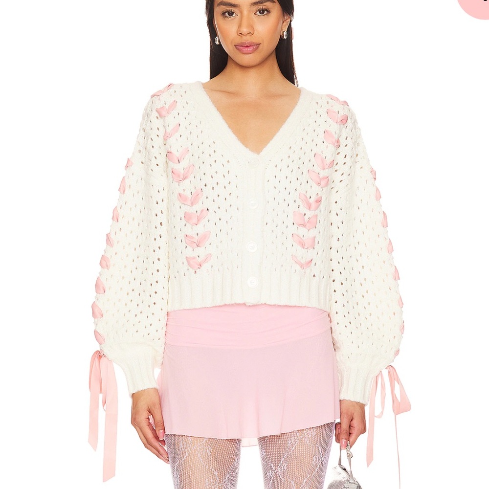 FOR LOVE AND LEMONS LAUREL CARDIGAN XXS